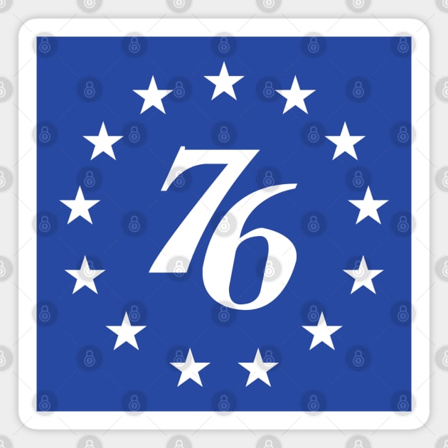 76 Stars Magnet by Center City Threads